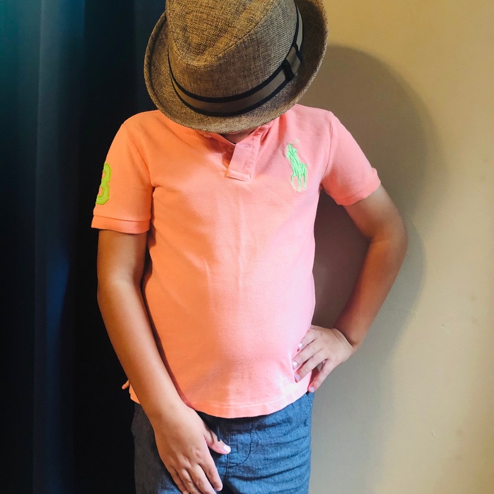 Boys Polo Ralph Lauren with Large Logo on Front